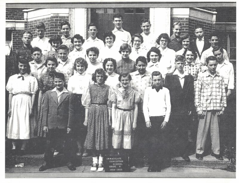 Immaculate Conception School Grade 8 1954-1955
