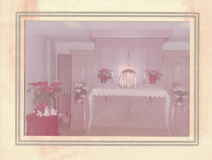 altar in the convent